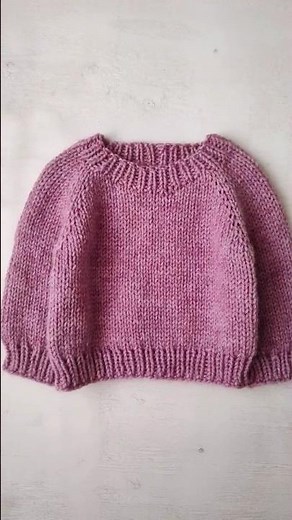 Ordinary baby sweater. Poppy Baby Pullover Knitting Pattern