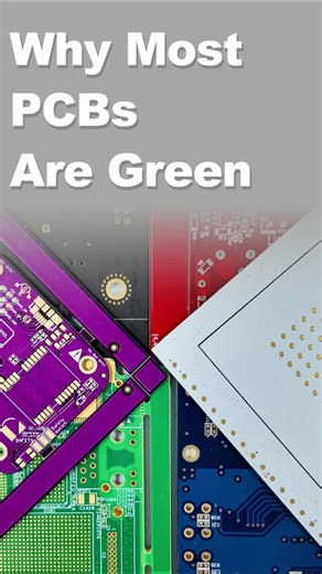 Why are most PCBs green?