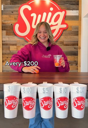 Swig Drinks Dirty Soda Challenge: Speed & Money Game