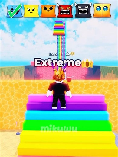 Rainbow Obby Vs Lucky Block Tsunami 🌊 #kickaluckyblock #roblox