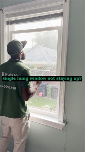 Single hung window repair services Toronto #windowrepair #revitalizewindowsanddoors #gta #fixwindows