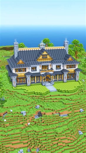 Charliecustard Builds | 👷 Build it! Link in bio (Large Suburban House) You can re-build this creation in your own world with the online 3D Guide or download the... | Instagram