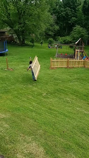 bendable panels installation #diy #fence #menards #homedepot @jamesapril0