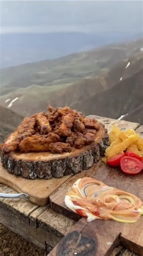 Chicken Cooking in Snowy Mountains | Traditional Winter Cooking in nature #outdoorcooking #cooking