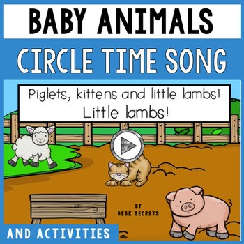 Baby Animals Spring Circle Time Song With Activities  Preschool Kindergarten 1st