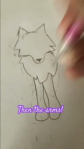How to draw a wolfwalker/wolf! } #otherpaw #therian #wolfwalkers