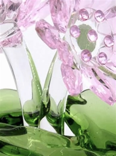 Relaxing Pink Crystal Lotus ASMR Experience