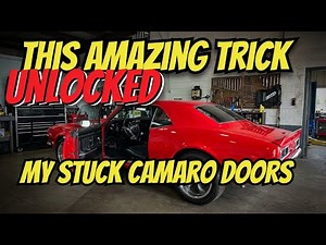 This Simple Trick Fixed My Stuck Camaro Doors!