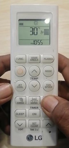 How To Change LG Ac Remote From Fahrenheit To Celsius | How To Change F To C In Ac Remote