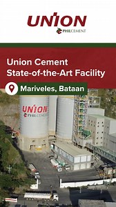 Ang Union Cement ay may state-of-the-art facility sa Mariveles, Bataan, na gumagawa ng high-quality cement na umaabot sa iba't-ibang panig ng Pilipinas. Para sa paggawa ng bahay, kalsada, o gusali, maaasahan ang tibay ng Union Cement. Tumawag sa 63917 189 9791 o mag-email sa inquiries@cmg.ph para sa karagdagang impormasyon. #UnionCement #SementongAstig #PhinmaCMG #ConstructionMaterials | Union Cement