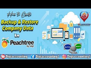 How to Create Backup & Restore Company data in Peachtree