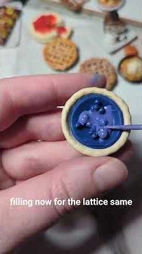 it's pi day! polymer clay miniature pies