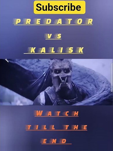 Predator badland 2025 Predator v KALISK full action #shortvideo #viral #shortfeed #predator