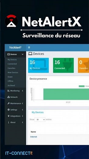 Surveillez votre réseau avec NetAlertX #shorts