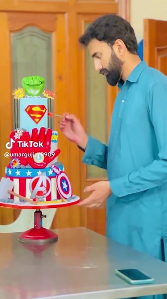 #Avengers Cake 🎩#foryou #myart #umargujjar9909