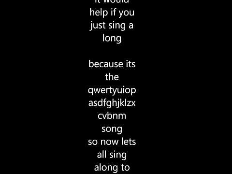 qwertyuiopasdfghjklzxcvbnm song