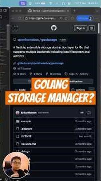 Storage Manager untuk #golang #backend ? #coding #programming