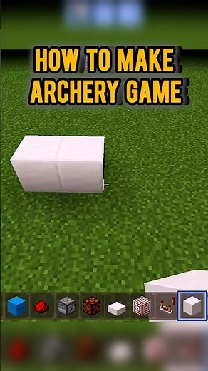 HOW TO MAKE ARCHERY GAME 🎯 || MINECRAFT