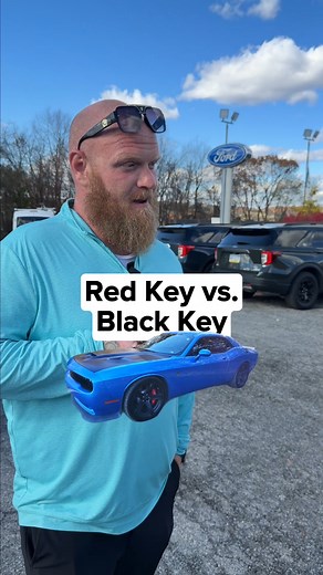 What's the difference between the black key and the red key in the Dodge Hellcat? #dodgehellcat #musclecar #cartech #carreview #performancecars | Luther Ford Lincoln