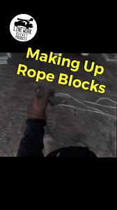 16K views · 124 reactions | Making Up Rope Blocks. Make sure to like, comment, follow, and share for more 了Electrical⚡️Content!! Submit your videos and photos to be featured in our posts and more! #lineman #diy #bluecollar #ibew #apprentice | Line Work Bucket Products | Facebook