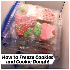 How to Freeze Cookies and Dough AND ICING