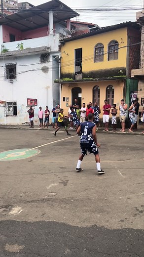 Exciting Street Basketball Game in Urban Court