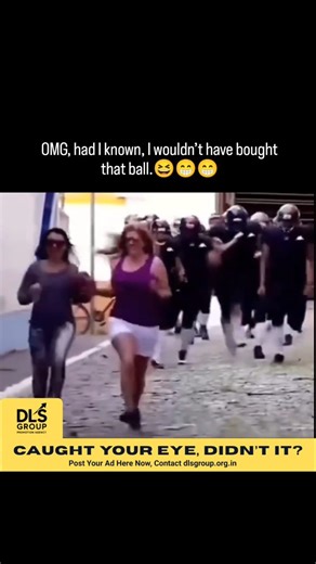 Funvexa on Instagram: "This viral video captures a street prank in what appears to be Brazil, where two women walking casually with a football are suddenly pursued by over a dozen men in full American football gear, mimicking a chaotic tackle for comedic effect. Posted by @the_mazee , a self-described comedy and travel enthusiast, the clip's caption regrets buying the ball that triggers the chase, amplifying the surprise humor and driving 39,000+ likes and 5.5 million views in under three months