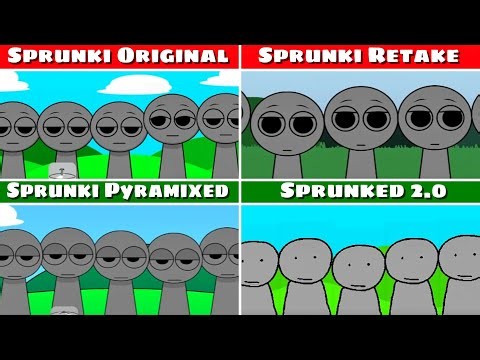 My Sprunki: Mix all together Sprunki Original vs Sprunki Retake vs Sprunki Pyramixed vs Spruk..(P1)