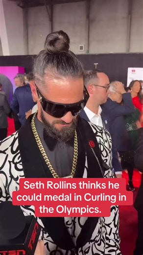 Seth Rollins thinks he could medal in Curling in the Olympics. Video - TSN #smackdown #wweraw #wrestlemania #sethrollins #wwe