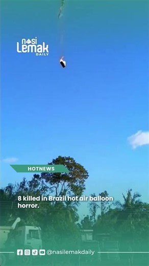 8 killed in Brazil hot air balloon horror