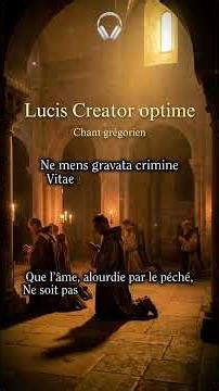 Lucis Creator optime 🕯️🙏⛪🌙 #jesus #foi #jesuschrist #dieu #marie #gregorianchant