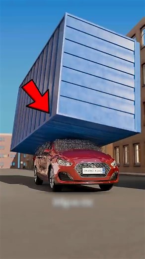 A Shipping Container Fell on Their Car 😱