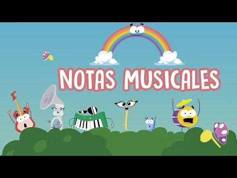 Do-Re Mundo Español - Notas Musicales [dibujos animados]