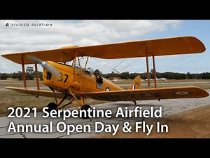 66 planes in 75 minutes - 2021 Annual Open Day and Fly In at Serpentine Airfield.