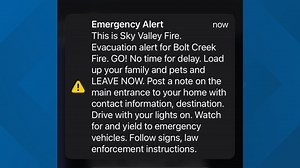 Residents west of Index told to disregard incorrect evacuation alert amid Bolt Creek fire