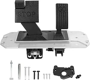 Panglong Club Car Precedent Pedal Assembly, Club Car Pedal with Conversion Kit, Suitable for Precedent &Tempo & Onward Universal Electric &Gas Carts, for 1st Gen and 2nd Gen, OEM #102500001,103974821
