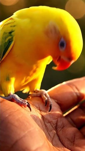 Parrot Foot Massage with Tiny Presses