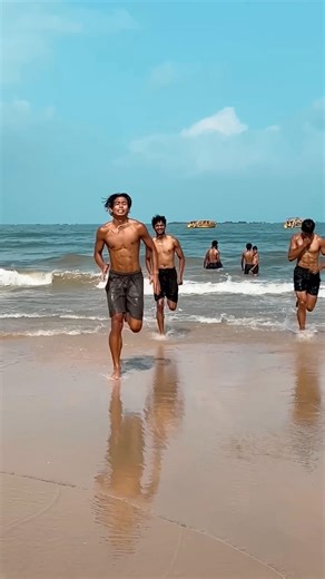 Beach Running Training ￼#trending #motivation #trending #shorts