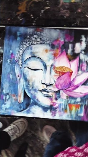 The Unbelievable Art of Buddha Painting #painting