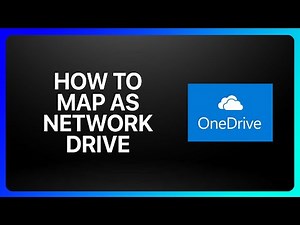 How To Map OneDrive As A Network Drive Tutorial