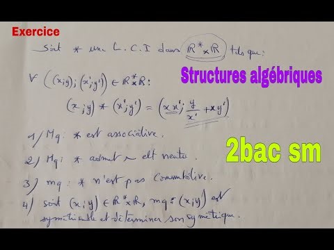 structures algebriques......math 2bac sm