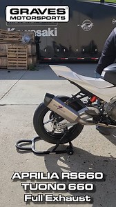 74 reactions · 4 comments | Aprilia RS660 / Tuono 660 Full Titanium Exhaust System - Sound Clip Available at Gravesport.com #GravesSpec #Aprilia #RS660 #Tuono660 #motorcycle #motorcyclelife #sportbike #ride | Graves Motorsports | Facebook