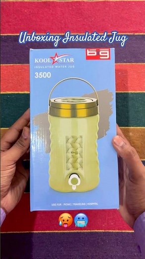 Unboxing Insulated Jug | Cello Insulated Jug | Milton Thermosteel Jug 🔥