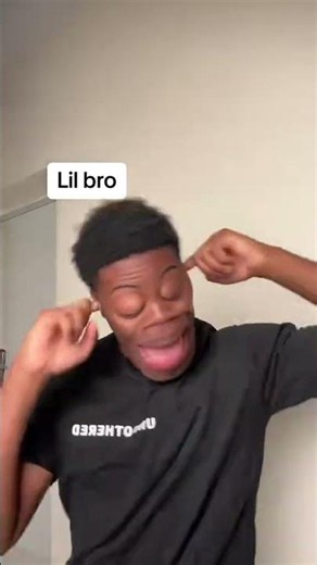 POV: You scold your little brother and he acts like this #funny #shorts #siblings