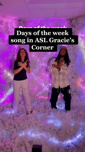 Days of the Week Song in ASL | Gracie's Corner