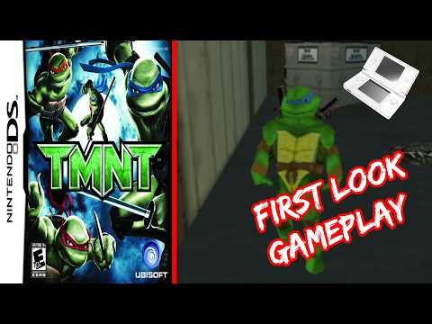 Teenage Mutant Ninja Turtles (TMNT) – Nintendo DS Gameplay