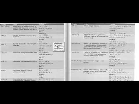 string functions in PYTHON