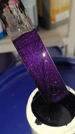 metallic violet colour mixing #experiment #colormixingmagic #colourmixing#green #asmr #handmadeinusa