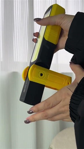 Foldable 800LM Rechargeable Work Light COB Floodlight 2*21700 Task Lamp Magnetic Inspection Light