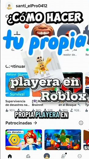 cómo hacer tu propia playera en RÓBLOX #roblox #playera #comohacerplayeras